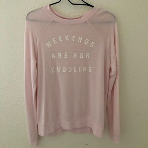 Weekends are for cuddles sweater